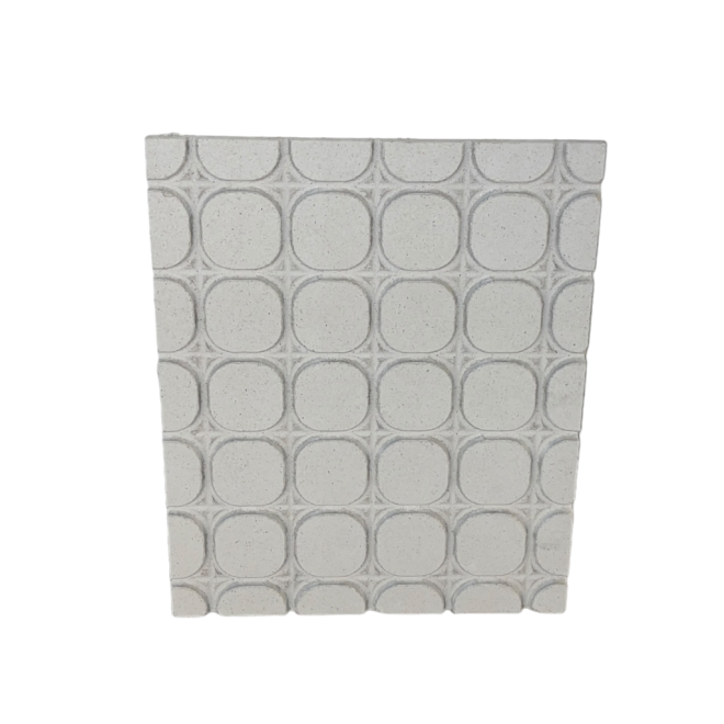 Gefreesde Fermacell Plaat met Ronde Sleuven 18mm 60x50cm